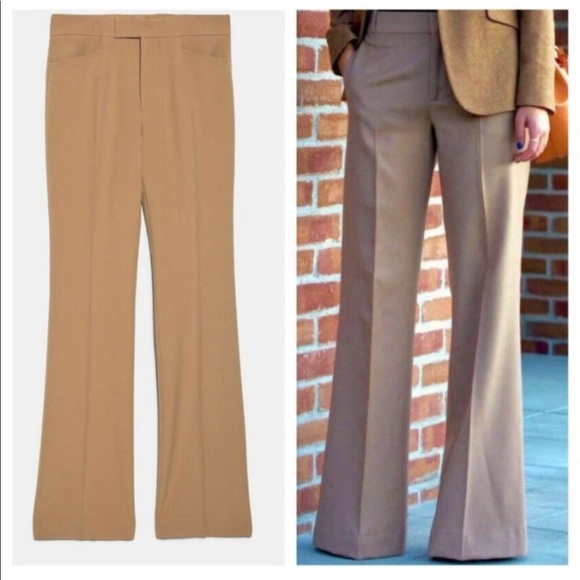 Zara Full Length Flare Pants - New - Picture 2 of 3